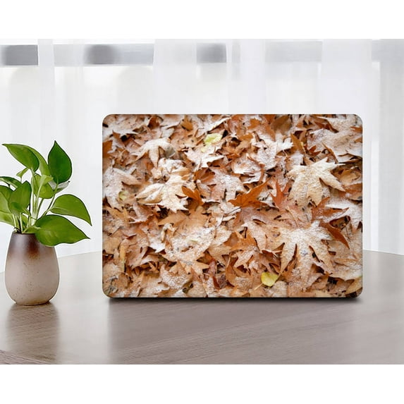 Only Compatible MacBook Pro 15" Case 2016 - 2019 Released Model A1990/A1707, Plastic Hard Case Shell Cover Cable Tie, Plants series 0146
