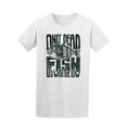 thumbnail image 1 of Only Dead Fish Go With The Flow Tee Men's -Image by Shutterstock, 1 of 2