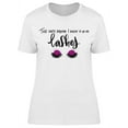 thumbnail image 1 of Only Drama Enjoy Lashes T-Shirt Women -Image by Shutterstock, Female x-Large, 1 of 2