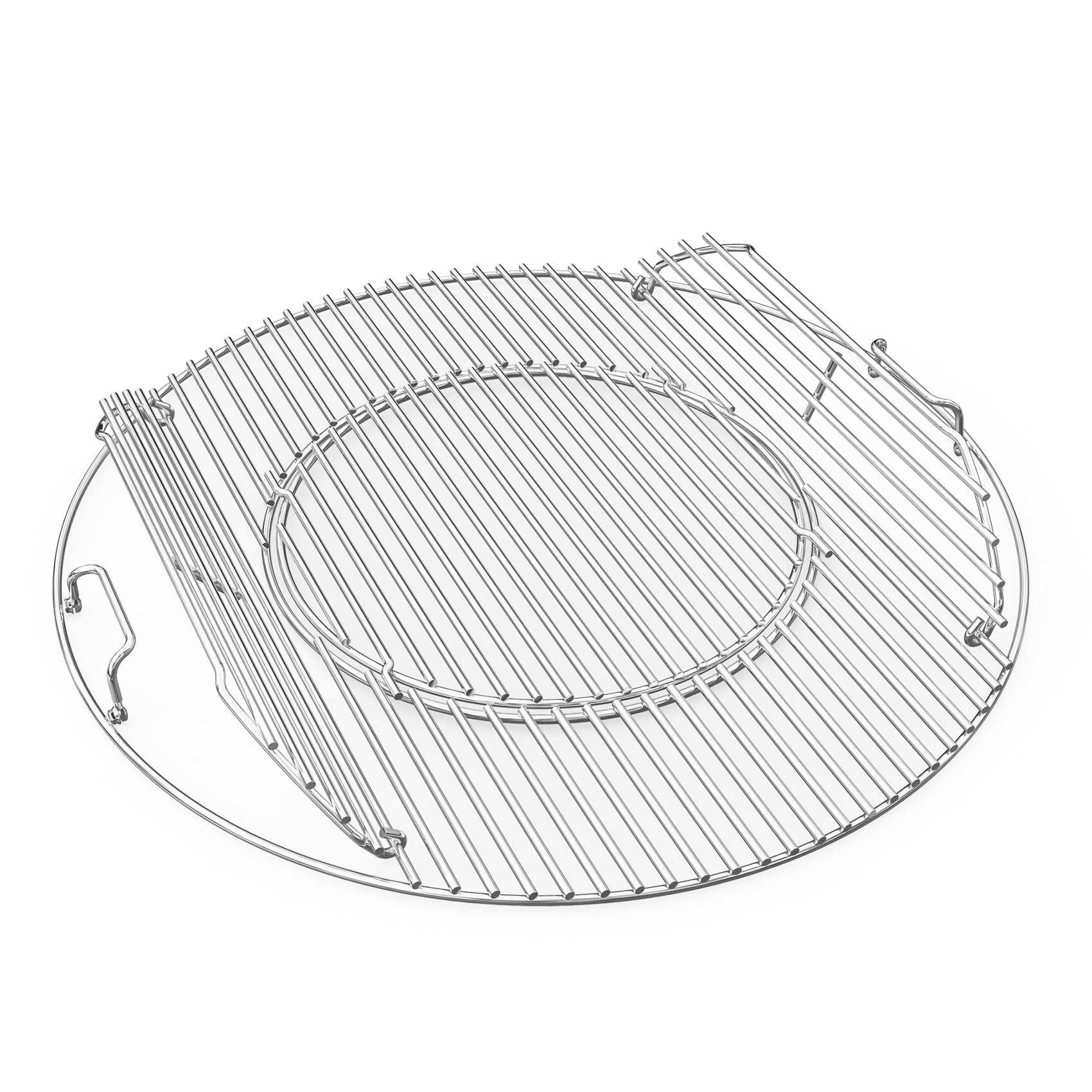 Only Fire DoubleSide Hinged Cooking Grate for er 22" Charcoal Kettle Grills, Gourmet BBQ
