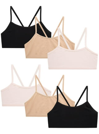  Age 8-16 Teen Girls First Training Bras Padded Bralette Set 4  Pack (Style 1): Clothing, Shoes & Jewelry