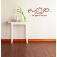 thumbnail image 1 of Only God Can Count The Apples In One Seed Bible Quote Vinyl Wall Decal Sticker 12 X 36 Inches, 1 of 1