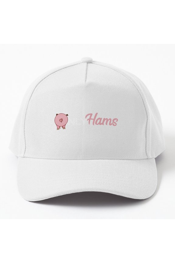 Only Hams Pig Farmer Baseball Hat, Pork Farm Wordplay, Classic Rural Lifestyle Gift Cap