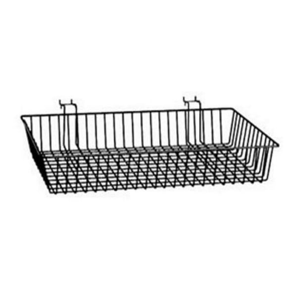 Only Hangers Black Baskets for Gridwall/Slatwall/Pegboard (6pcs)