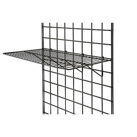 Only Hangers Black Grid Panel Display Shelf (2pcs)