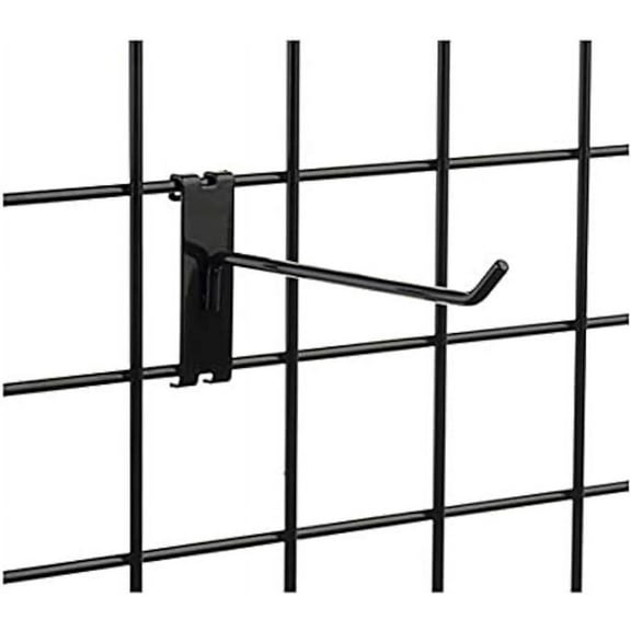 Only Hangers Gridwall Hooks 8" Length Gridwall Peg Hooks (Pack of 25) (8 Inch)