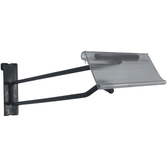 Only Hangers Gridwall Scanner Hooks with Clear Price/Label Holder- 10"
