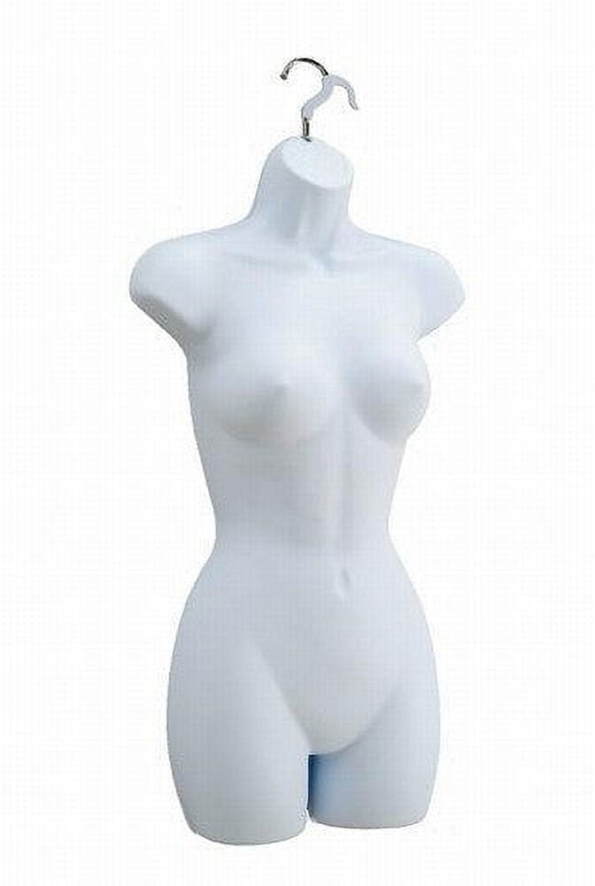 Only Hangers Ladies Hanging Torso Form (White)
