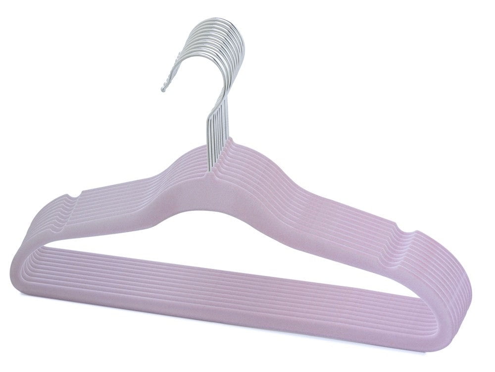 Only Hangers Petite Size Slim-Line Lavender Shirt-Pant Hangers