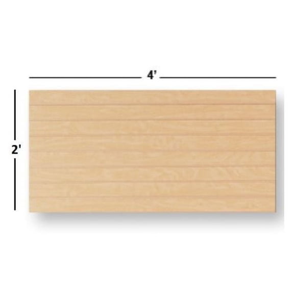 Only Hangers Slatwall Panels, 2' H x 4' W Maple (2pcs)