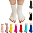 Happy Feet Toe Separator Alignment Sock for Foot Pain, Bunion Treatment