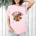 thumbnail image 1 of Only Here For The Wieners Funny Hot Dog 4th Of July USA T-Shirt, for men & women, up to size 5XL, 1 of 3