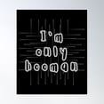 thumbnail image 1 of Only Hooman Pet Language Human Cat Poster Wall Art, Modern Wall Decor, 8x12 UNFRAMED, 1 of 3