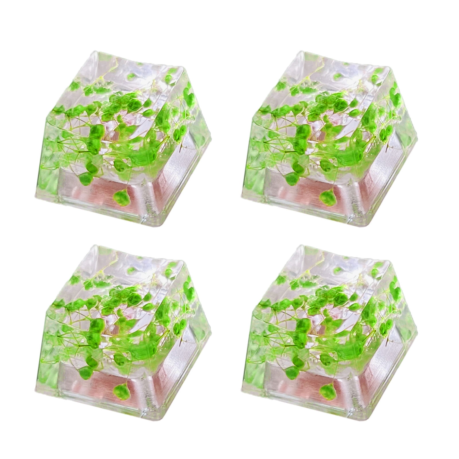 Only Keycap, Leaves Dry Flowers Pattern Translucents Keycap ESCs ...