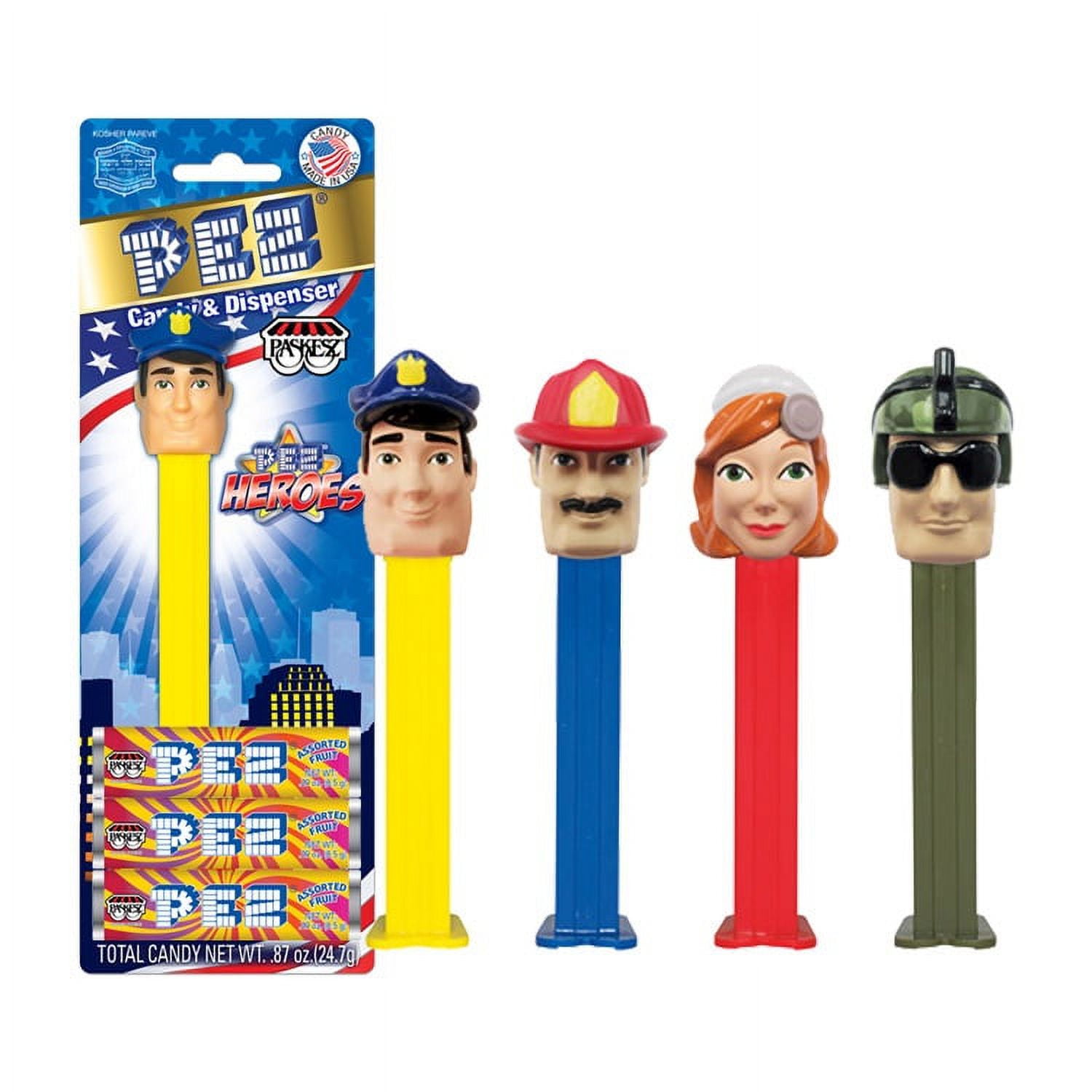 Only Kosher Candy Nut and Gluten Free Assorted Fruit Flavor Pez Heroes