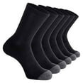 thumbnail image 1 of Only Moment 5PCS Mens Ankle Socks Polyester Low Cut Invisible Liner Ankle Socks BK2,One Size, 1 of 8
