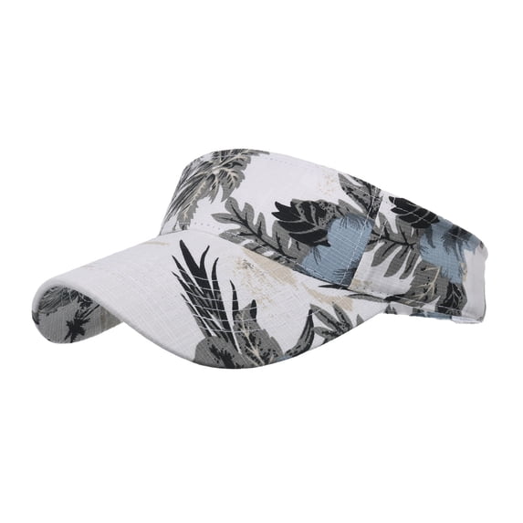Only Moment B Sports Visor Hats for Women Cotton Wide Brim Adjustable Clip On Visors Beach Men Hat One Size