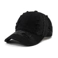 thumbnail image 1 of Only Moment Baseball Cap Washable Gradient Hole Baseball Cap For Men American Style Trendy Soft Top Cap Baseball Cap For Women Large Head Visor Cap, 1 of 6