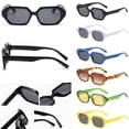 thumbnail image 1 of Only Moment Beach Essentials for Women Plastic Trendy Designer Mirrored UV400 Protection Sun Glasses Blue One Size, 1 of 3