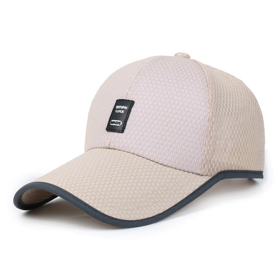 Only Moment Beige Mens Trucker Hat Polyester Unisex Vintage Washed Distressed Baseball-Cap Twill Adjustable Dad-Hat One Size
