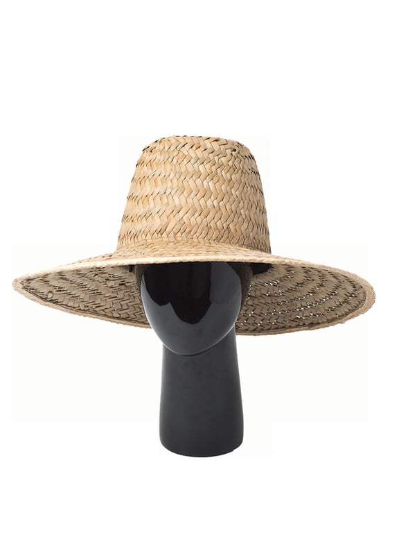 Beige Summer Straw Beach Sun Hats for Women rush Foldable Summer Wide Brim Packable Sun Hat Womens Travel Straw Fedora Hat One Size