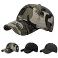 thumbnail image 1 of Only Moment Black Baseball Cap Blank Trucker Hats Polyester Men Women Washed Distressed Twill Cotton Baseball Cap Vintage Adjustable Dad Hat One Size, 1 of 5