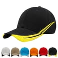thumbnail image 1 of Only Moment Black Baseball Cap for Men Women Cotton Adjustable Original Classic Low Profile Cotton Hat Unconstructed Plain Cap Men Women One Size, 1 of 5