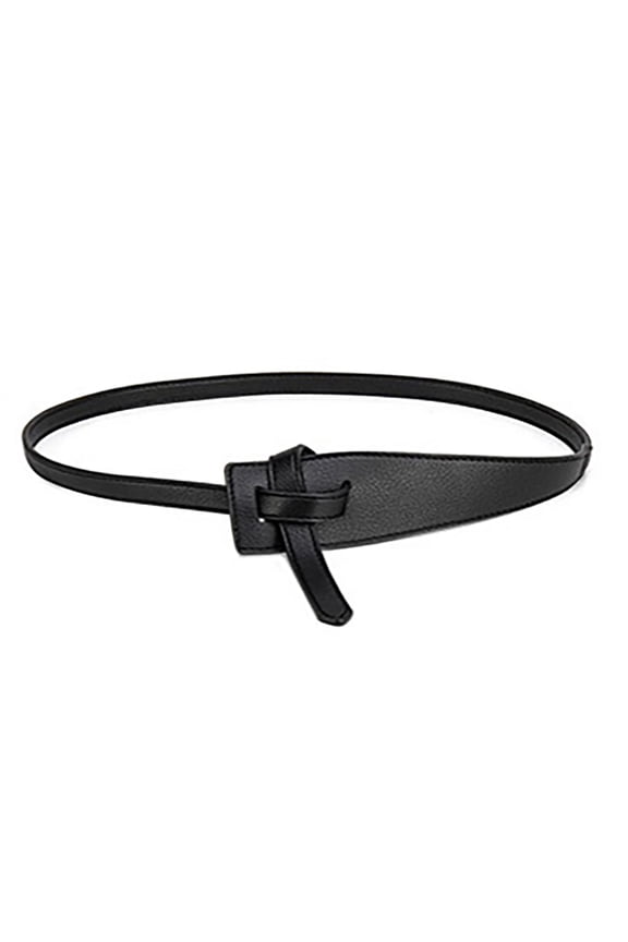 Black Stretchy Belt for Women Pu Invisible Elastic Belt for Jeans Pants Shirt Sweater Tuck Band One Size