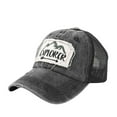 thumbnail image 1 of Only Moment Black Womens Satin Lined Unstructured Baseball Cap Polyester,Cotton Vintage Adjustable Dad Hats Gift for Men/Women,Unstructured One Size, 1 of 3