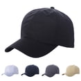thumbnail image 1 of Only Moment Blue Mens Trucker Hat Nylon,Spandex Men Women Washed Distressed Twill Cotton Baseball Cap Vintage Adjustable Dad Hat One Size, 1 of 3