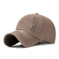 thumbnail image 1 of Only Moment Brown Classic Structured Baseball Cap Cotton Adjustable Snapback Multipack Ball Caps for Custom Running Workouts Outdoor One Size, 1 of 7