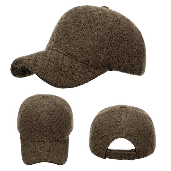 Only Moment Brown Vintage Washed Baseball Cap Polyester Soft Unconstructed Plain Blank Adjustable Size Dad Hat One Size