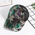 thumbnail image 1 of Only Moment Coffee Sequined Snapback Oversize Baseball Cap Cotton Classic Adjustable Size for All Seasons One Size, 1 of 8