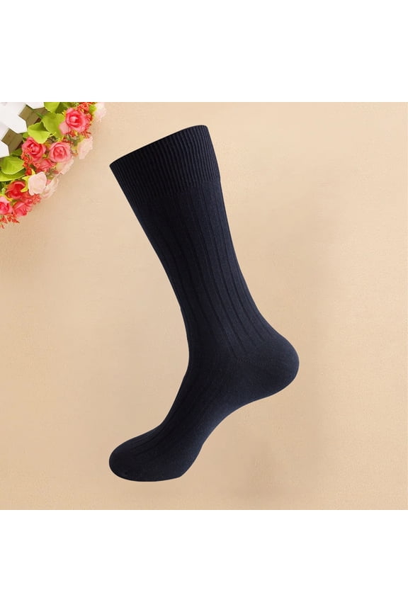 Crew Socks Women Cotton Low Cut Socks Short Cotton Socks, Invisible Casual Socks Navy M