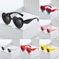 thumbnail image 1 of Only Moment Cute Sunglasses Accessories for Women Plastic Trendy Rectangle Womens Mens Shades Sun Glasses Pink One Size, 1 of 6