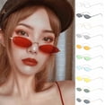 thumbnail image 1 of Only Moment Cute Sunglasses Accessories for Women Resin Trendy Designer Mirrored UV400 Protection Sun Glasses B One Size, 1 of 2