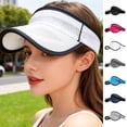 thumbnail image 1 of Only Moment Dark Gray Sports Sun Visor Hats Polyester Lightweight Sun Protection Sports Visor for Running Golf Tennis Women One Size, 1 of 6