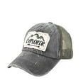 thumbnail image 1 of Only Moment Dark Gray Vintage Washed Baseball Cap Polyester,Cotton Classic Unisex Cotton Adjustable Low Crown Baseball Cap – Plain Dad Hat One Size, 1 of 2