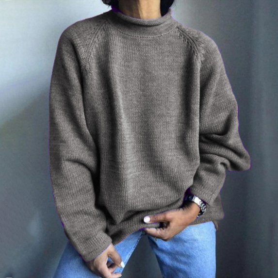 Only Moment Gray Lightweight Long Sleeve Pullover Crew Neck Long Sleeve Tops Fall Winter Clothes Crewneck Cozy Outfits Pullover 3XL