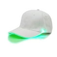 thumbnail image 1 of Only Moment Green Glowing Baseball Hat Classic Structured Baseball Cap Cotton for Running Workouts and Outdoor Activities All Seasons One Size, 1 of 2