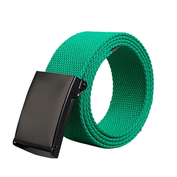 Only Moment Green Mens Belt Canvas,Plastic Mens Gift Stretch Braided Web Belt Elastic for Casual Golf Jeans One Size