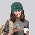 thumbnail image 1 of Only Moment Green Mens Trucker Hat Polyester Soft Unconstructed Plain Blank Adjustable Size Dad Hat One Size, 1 of 6