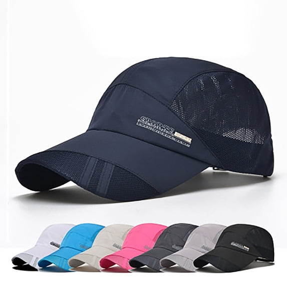 Only Moment Grey Mesh Hat Structured Mesh Baseball Cap PolyesterAdjustable Size for Running Workouts and Outdoor Activities All Seasons One Size