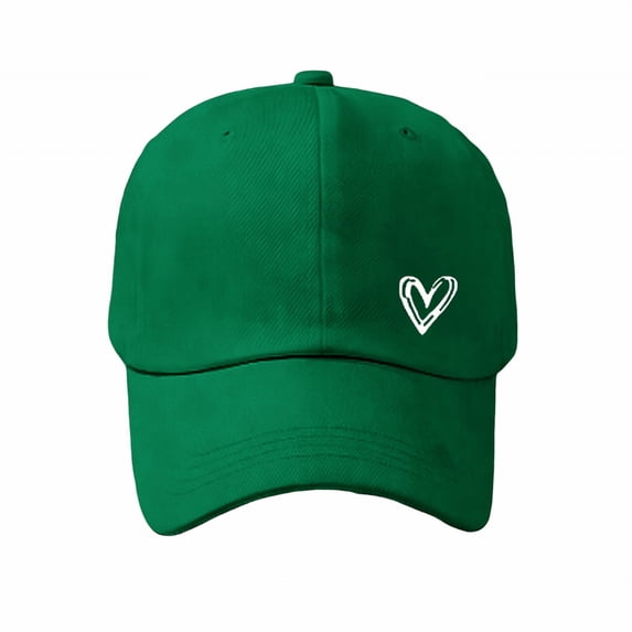 Only Moment Heart Embroidered Baseball Cap Distressed Adjustable Hat For Women Profile Dad Hats Unisex Cotton Cap