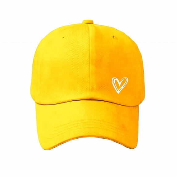 Only Moment Heart Embroidered Baseball Cap Distressed Adjustable Hat For Women Profile Dad Hats Unisex Cotton Cap