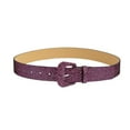 thumbnail image 1 of Only Moment Hot Pink Interview Outfits for Women Pu Leather Adjustable Web Stretch Belt with Non-Metal Buckle for Jeans Pants One Size, 1 of 2