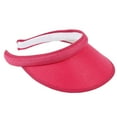 thumbnail image 1 of Only Moment Hot Pink Sports Visor Sun Sports Visor Polyester Wide Brim Adjustable Clip On Visors Beach Men Hat, 1 of 1