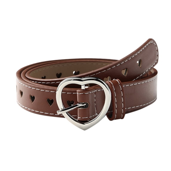 Only Moment Khaki Belt for Dress Pu Ladies Stretch Belt for Dresses Pants One Size