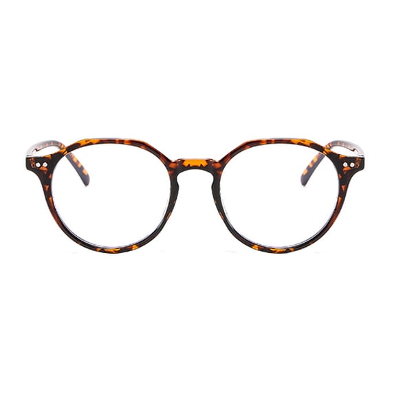 Only Moment Ladies Reading Glasses Cotton Blue Light Blocking Square Glasses, Anti UV Ray Computer Gaming, Blue Blockers for Women Brown One Size