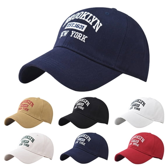 Only Moment Navy Baseball Cap Blank Trucker Hats Polyester,Cotton Embroidery - Washed Adjustable Usa Dad Hat for Women One Size